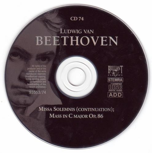 Ludwig Van Beethoven- Complete Works (CD74) - Various Artists