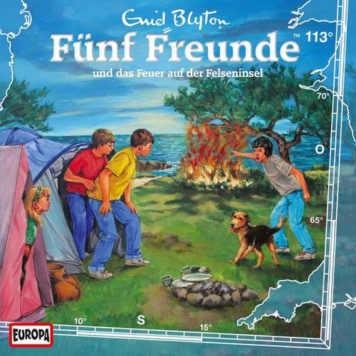 113/und das Feuer auf der Felseninsel - Fünf Freunde